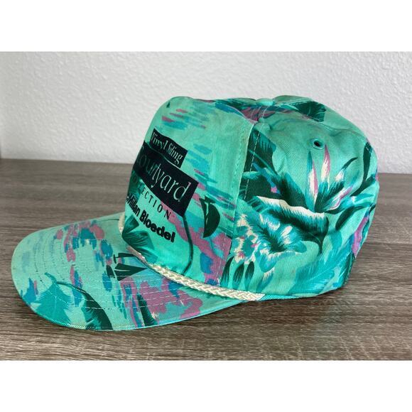 Vintage 1990 MacMillan Bloedel Floral Courtyard Snapback Hat Made in Taiwan - Picture 9 of 13